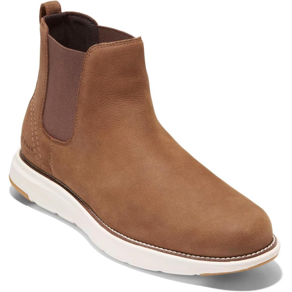 imageCole Haan Mens Grand Atlantic Chelsea BootEarthenIvory Wr