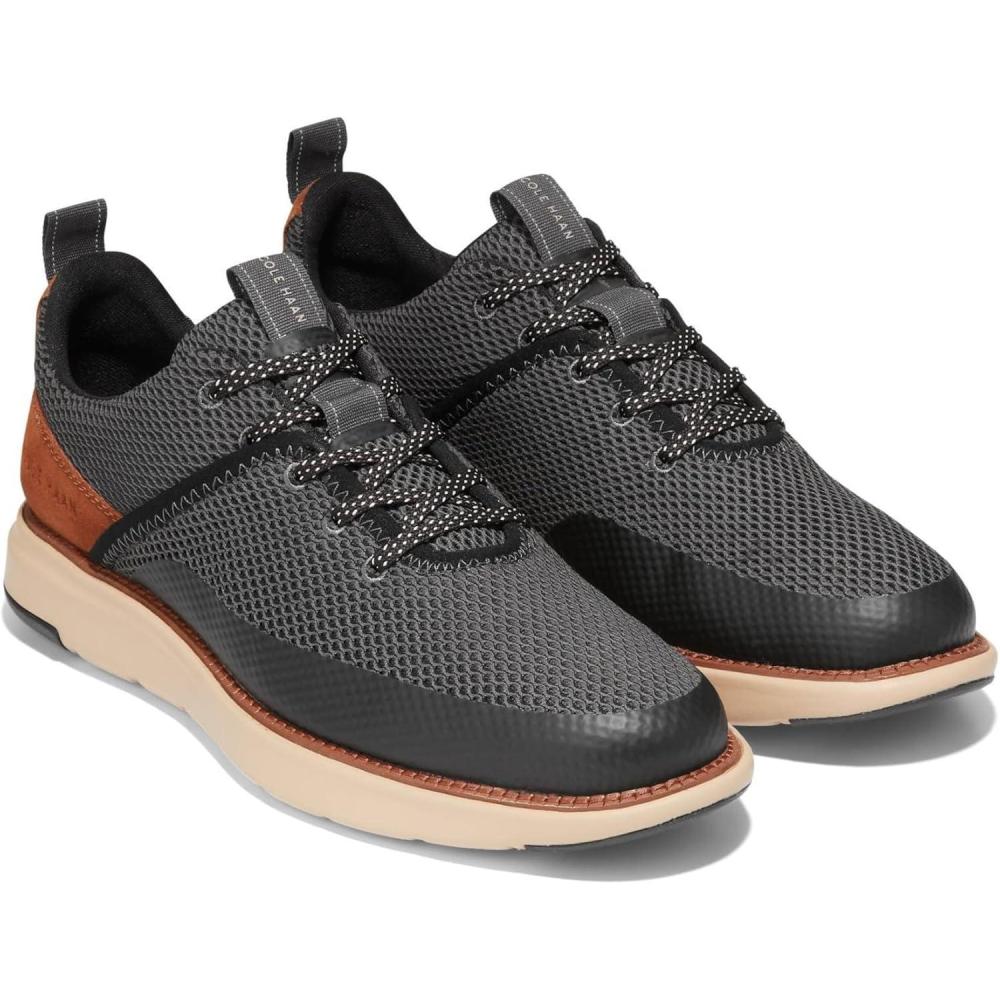 imageCole Haan Mens Grand Atlantic SneakersBlackMagenetBritish Tan
