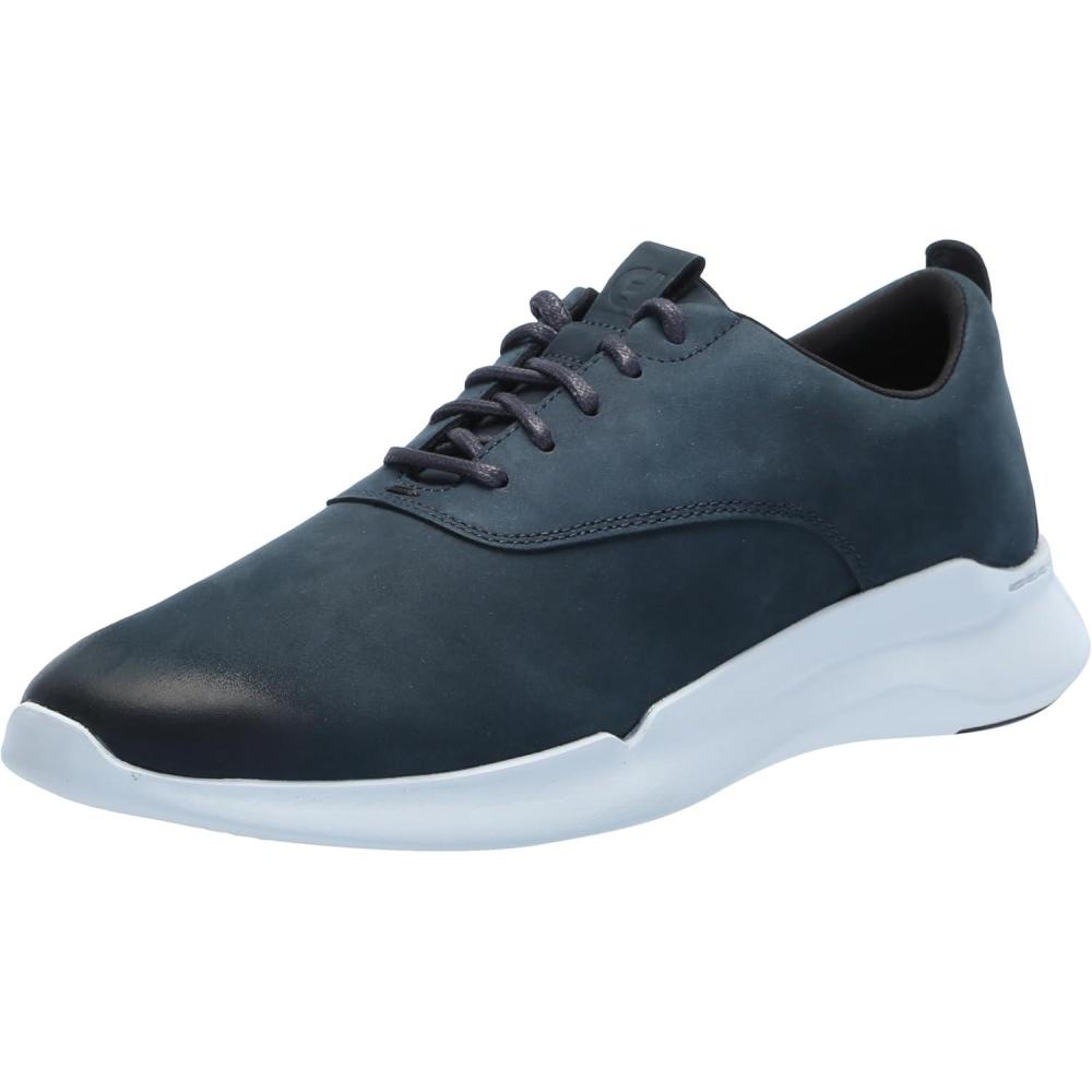 imageCole Haan Mens Grand Crosscourt Runox SneakersNavy Nubuck