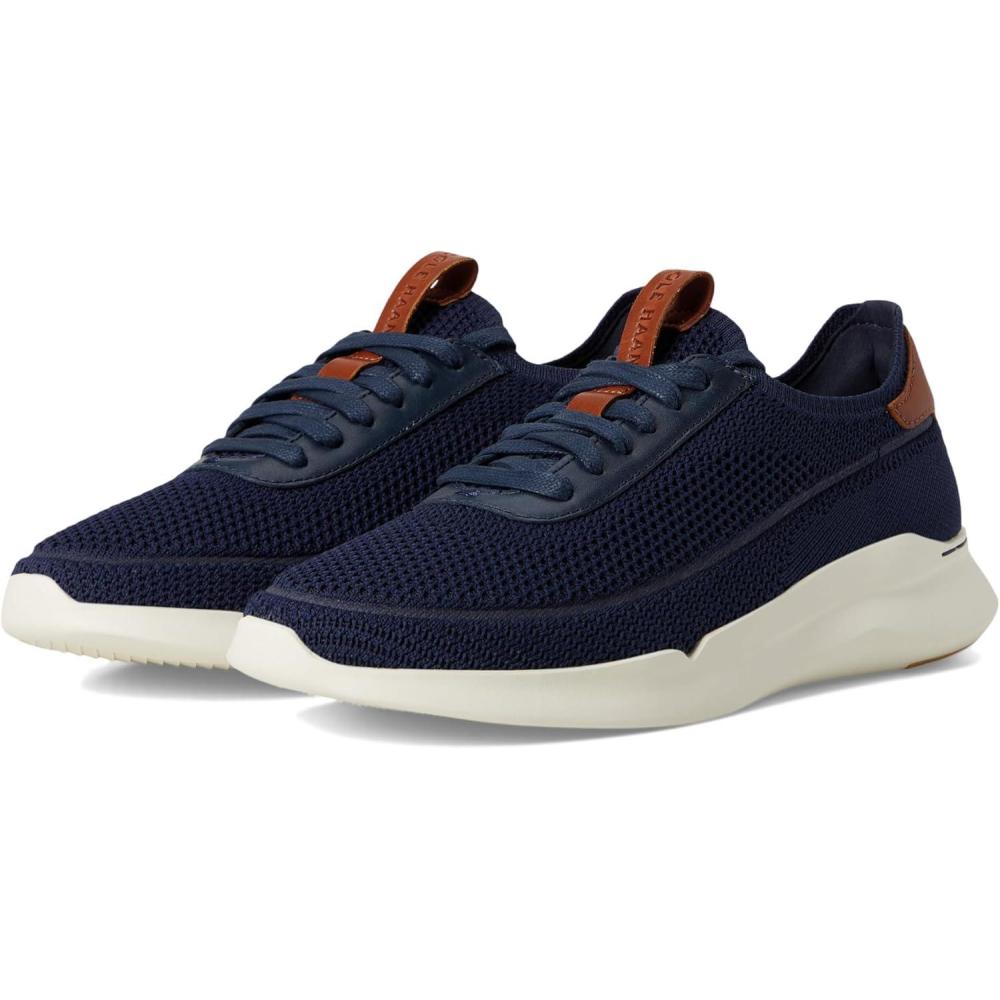 imageCole Haan Mens Grand Crosscourt Stitchlite Runox SneakersNavy BlzrMrne Blu