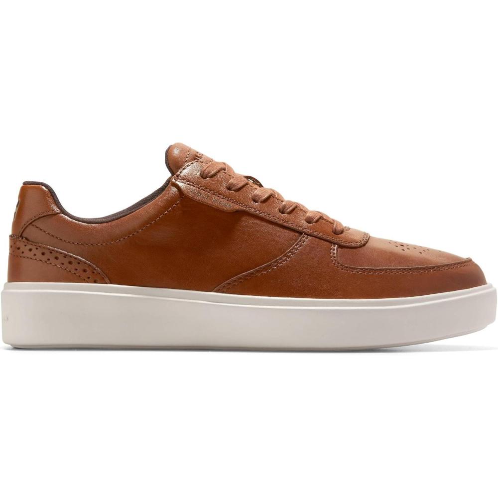 imageCole Haan Mens Grand Crosscourt Transition SneakerBritish TanIvory