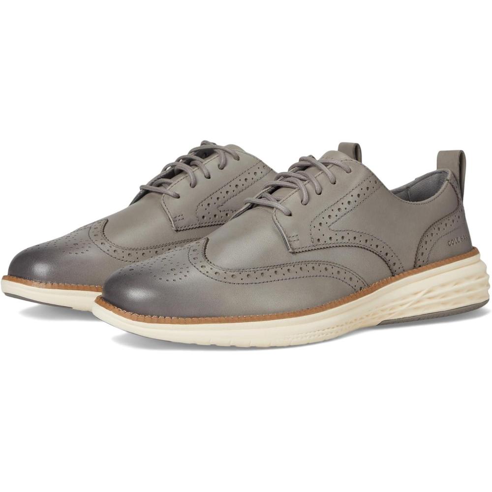 imageCole Haan Mens Grand Hurrion Wingtip OxfordsIronstone NbkIvry