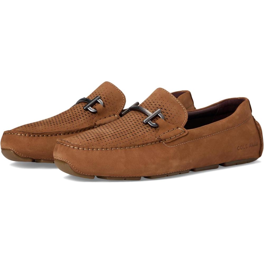 imageCole Haan Mens Grand Laser Bit Driver Driving Style LoaferGldn Toff NbkGum