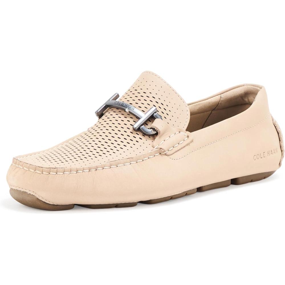 imageCole Haan Mens Grand Laser Bit Driver Driving Style LoaferLt Sesame NbkGum