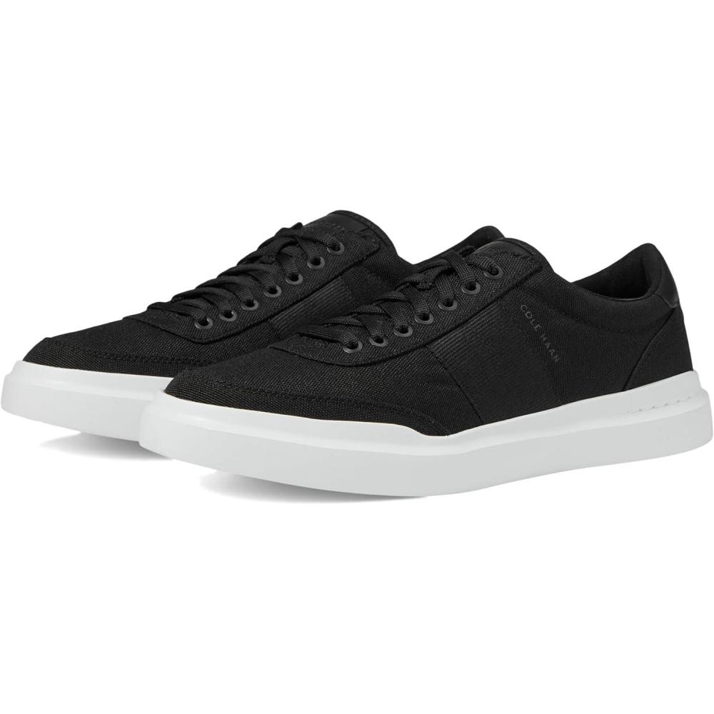 imageCole Haan Mens GrandPro Rally 20 Canvas Court SneakerBlackOptic White