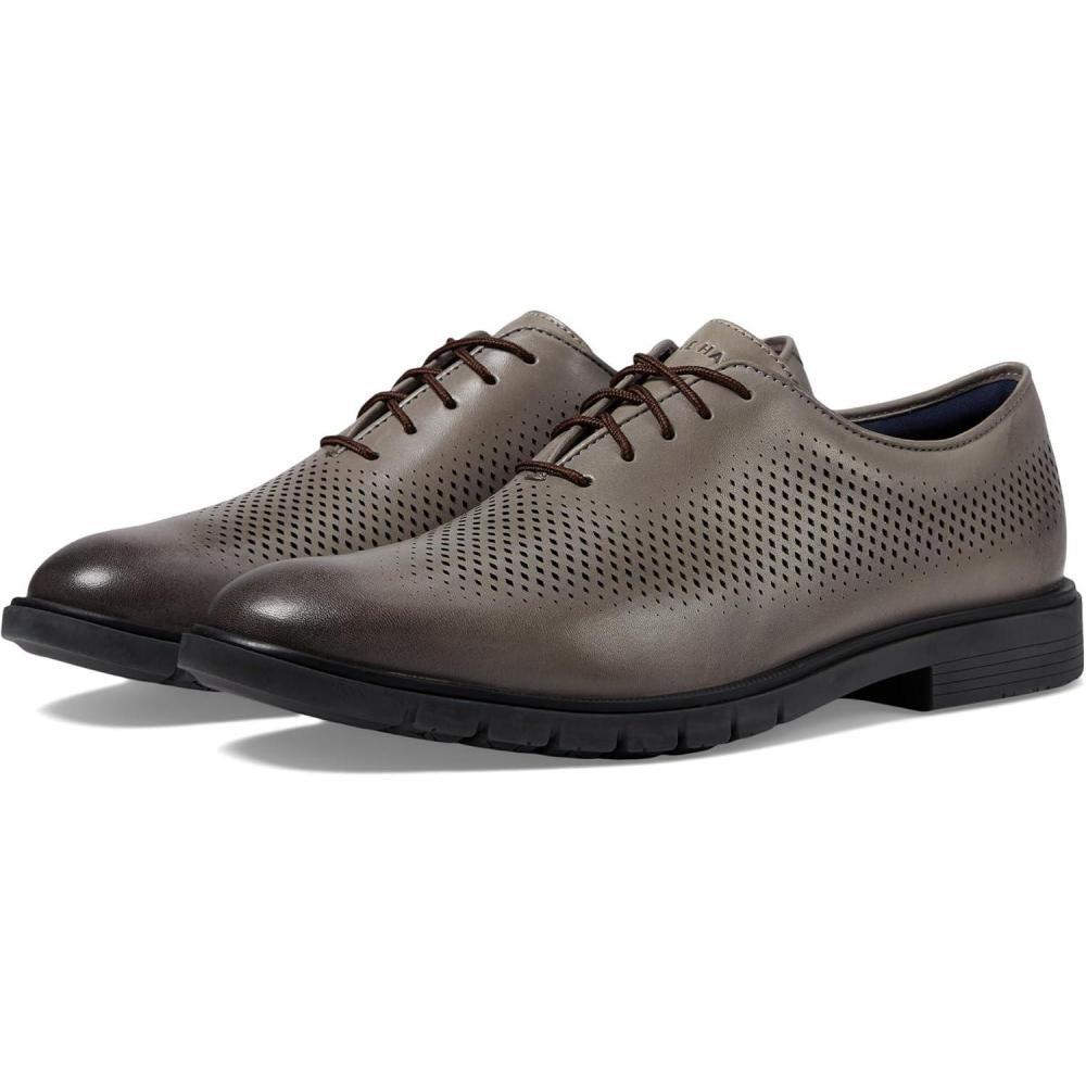 imageCole Haan Mens Grandflex Dress Laser OxfordsIronstone Fullgrai