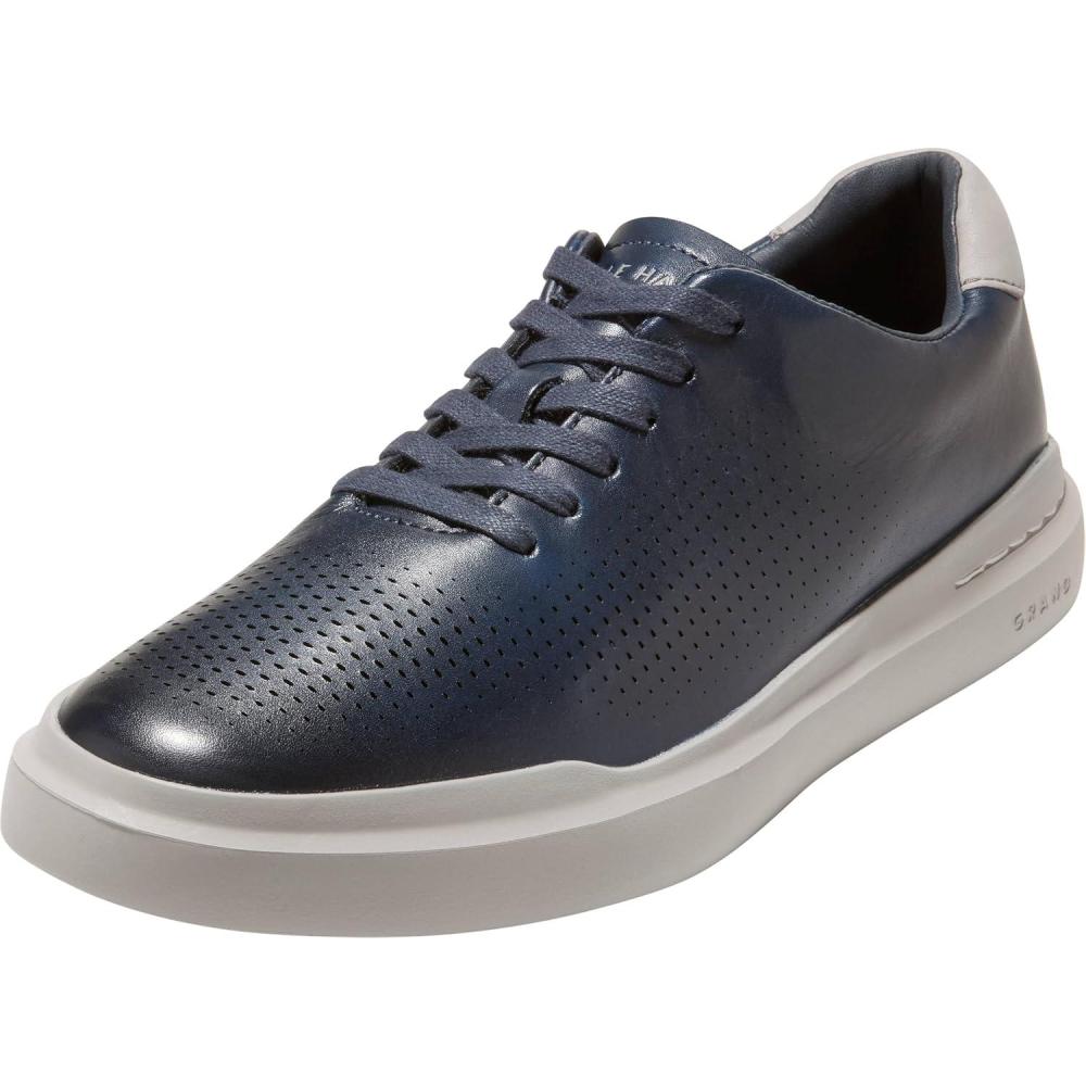 imageCole Haan Mens Grandpro Rally Laser Cut Sneakers Mdnght MoonPALOMA 10 Wide