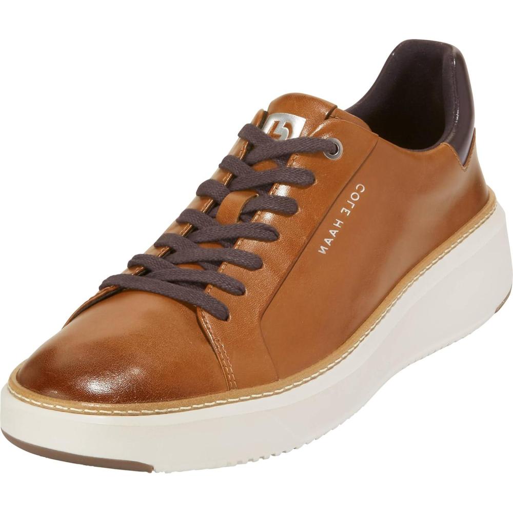 imageCole Haan Mens Grandpro Topspin Golf SneakerCh British Tan