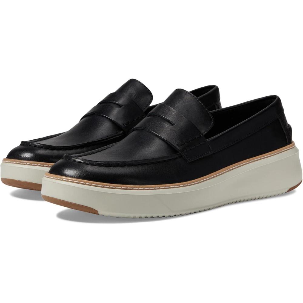 imageCole Haan Mens Grandpro Topspin SneakerBlack and Silver Birch