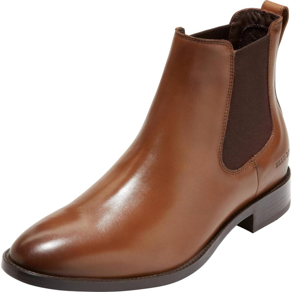 imageCole Haan Mens Hawthorne Chelsea BootBritish Tan