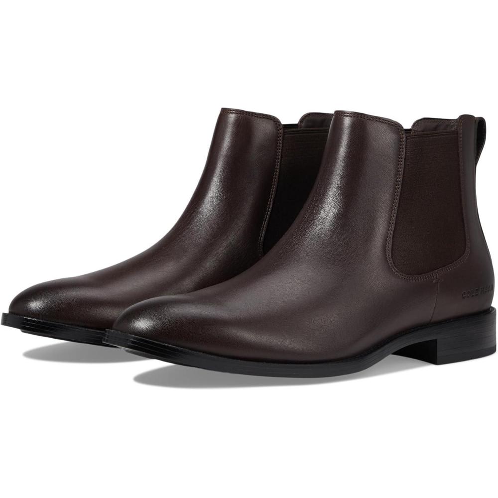 imageCole Haan Mens Hawthorne Chelsea BootDark ChocBlki