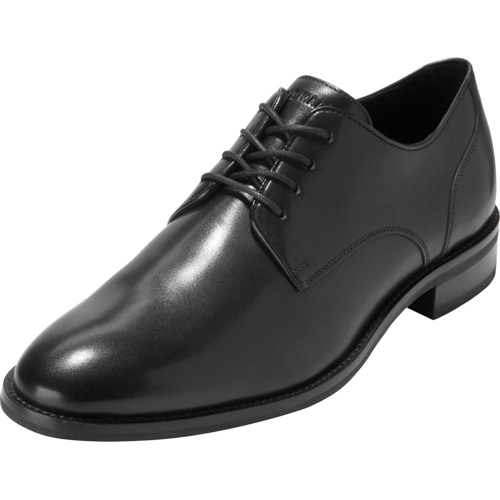 imageCole Haan Mens Lenox Hill Plain Toe OxfordsBlackBlack