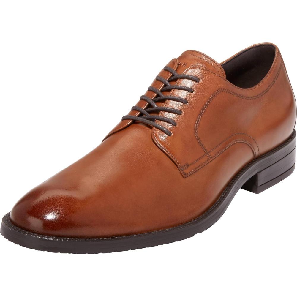 imageCole Haan Mens Modern Essentials Plain Toe Ox OxfordBritish Tan