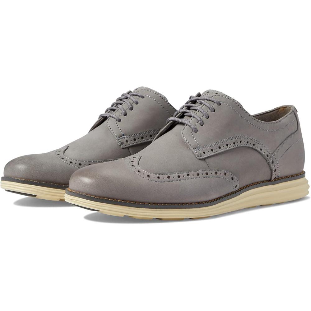 imageCole Haan Mens Original Grand Shortwing OxfordIronstoneAlabaster