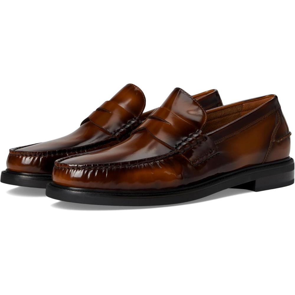 imageCole Haan Mens Pinch Prep Penny LoafersCh Dk Choc Bx Brsh