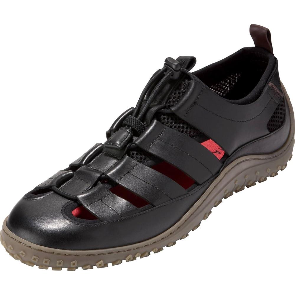 imageCole Haan Mens Zerogrand Tidetrek Fisherman SandalBlackBlack