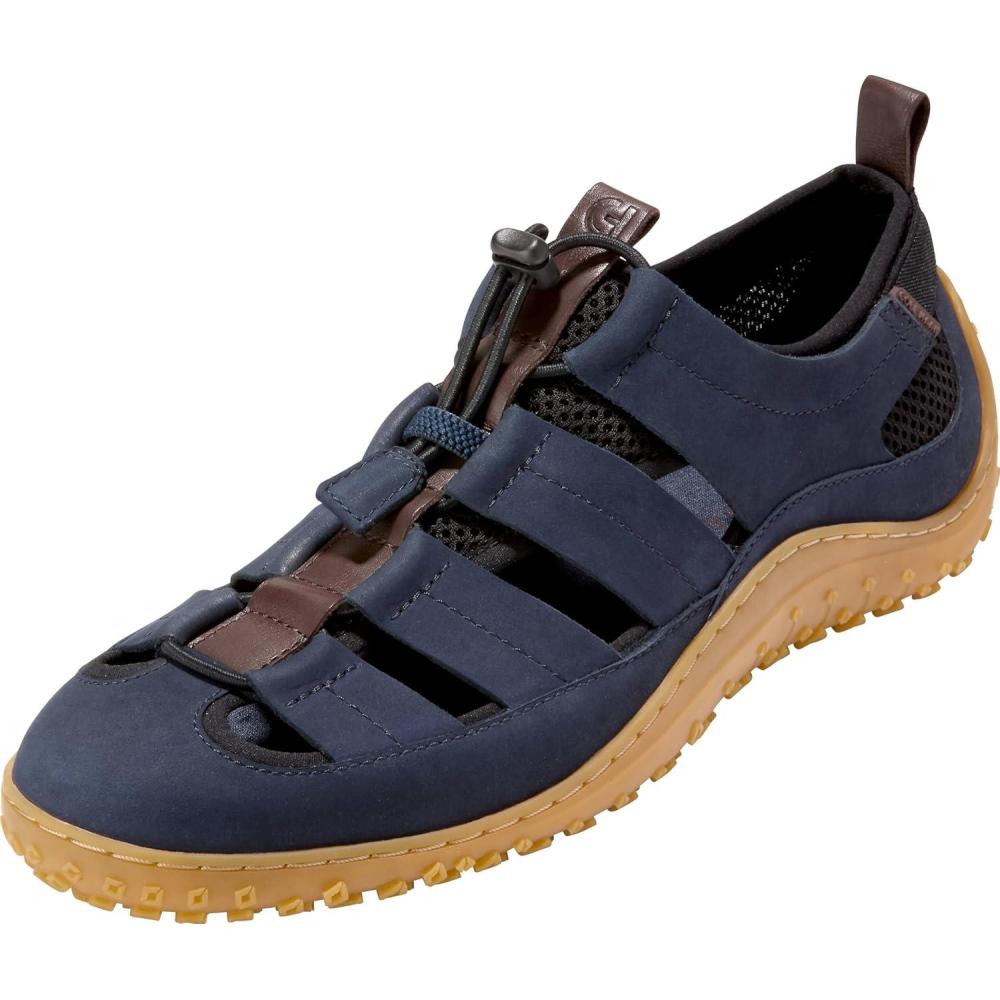 imageCole Haan Mens Zerogrand Tidetrek Fisherman SandalNavyGum