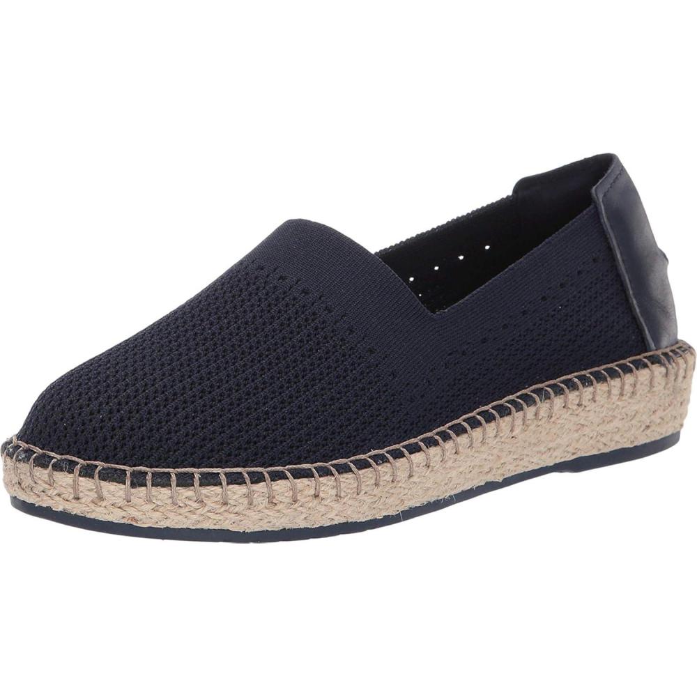 imageCole Haan Womens Cloudfeel Stitchlite Espadrille LoaferMarine Blue KnitLeatherNatural Jute