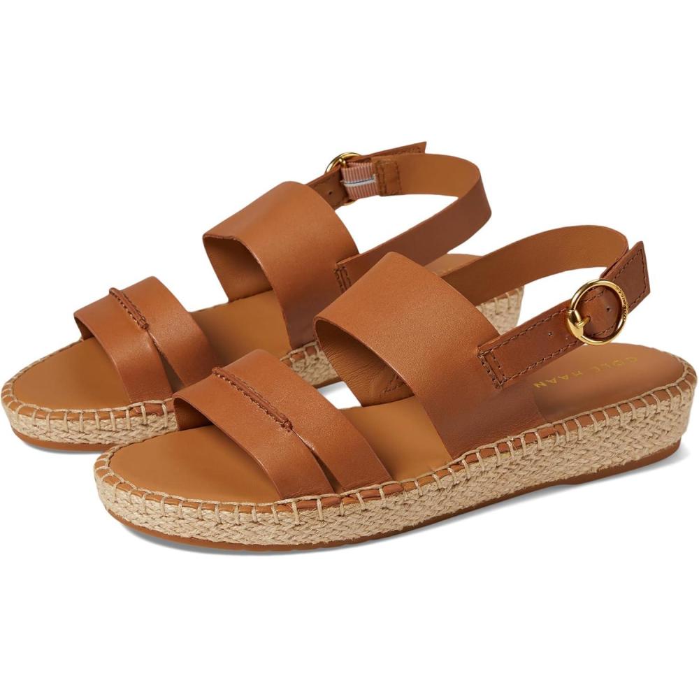 imageCole Haan Womens Cloudfeel Tilden Sandals FlatPecan Ltr