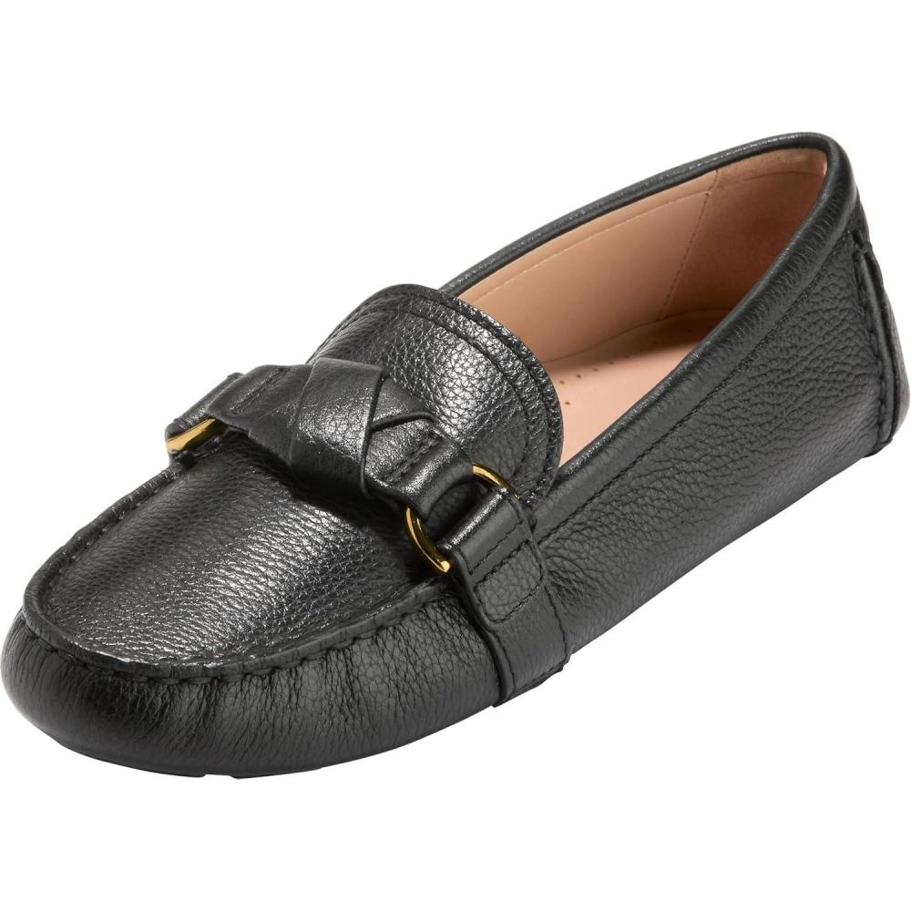 imageCole Haan Womens Emmie Knot Drivers Driving Style LoaferBlack Ltr