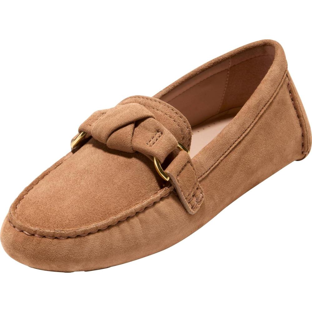 imageCole Haan Womens Emmie Knot Drivers Driving Style LoaferCh Golden Hney Sde