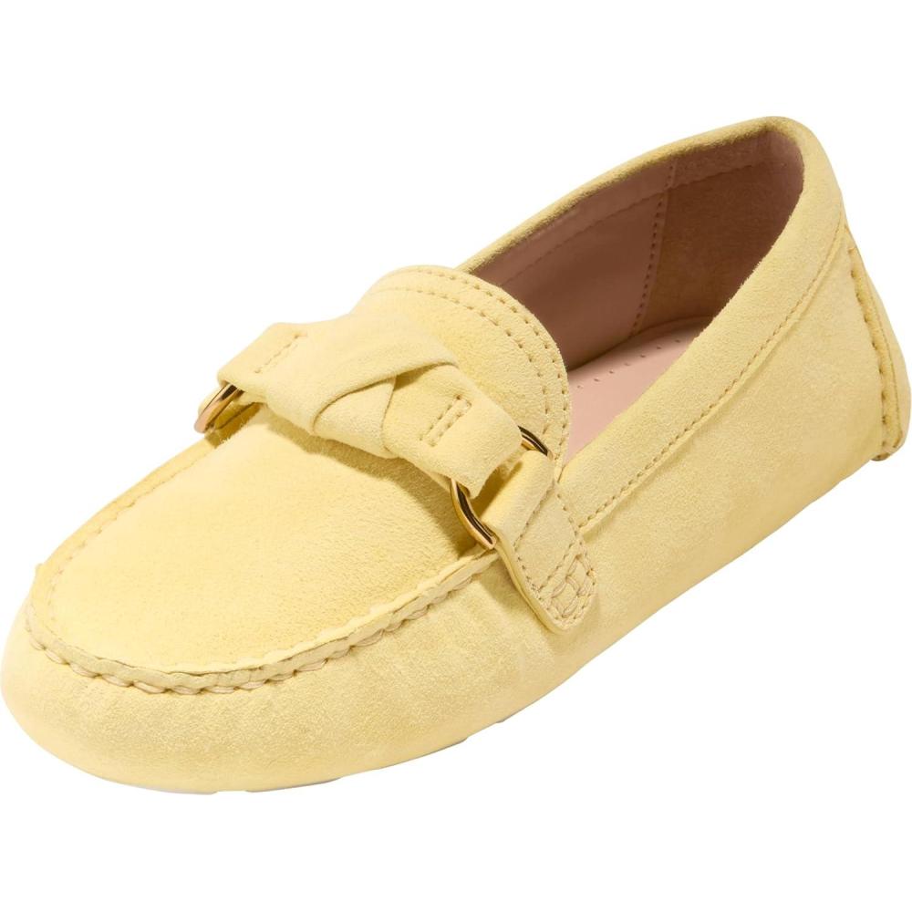 imageCole Haan Womens Emmie Knot Drivers Driving Style LoaferPale Banana Sde
