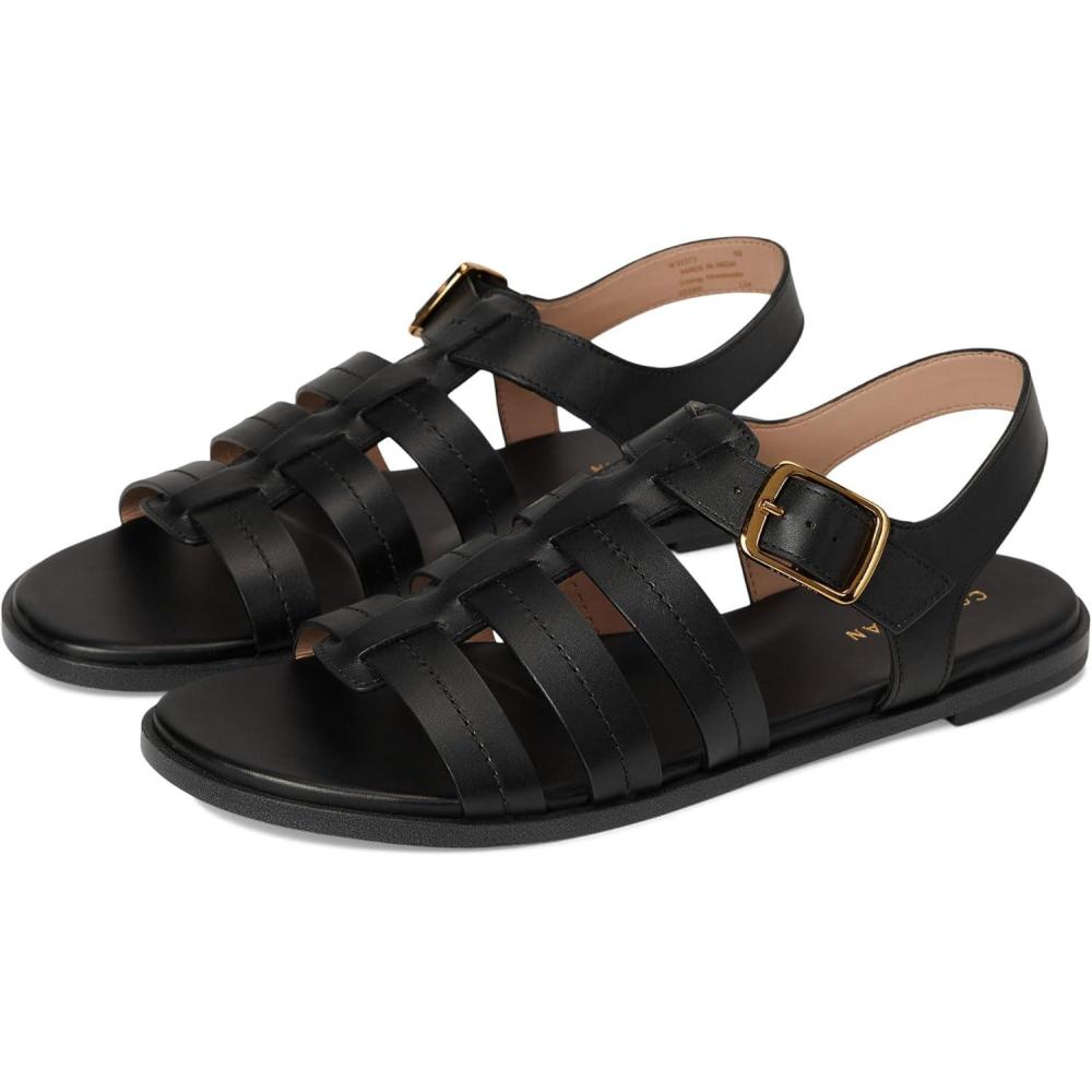 imageCole Haan Womens Flynn Fishman SandalsBlack Ltr