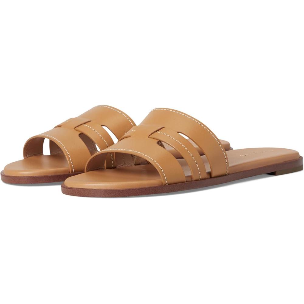 imageCole Haan Womens Flynn Slotted Slides SandalBiscuit Ltr