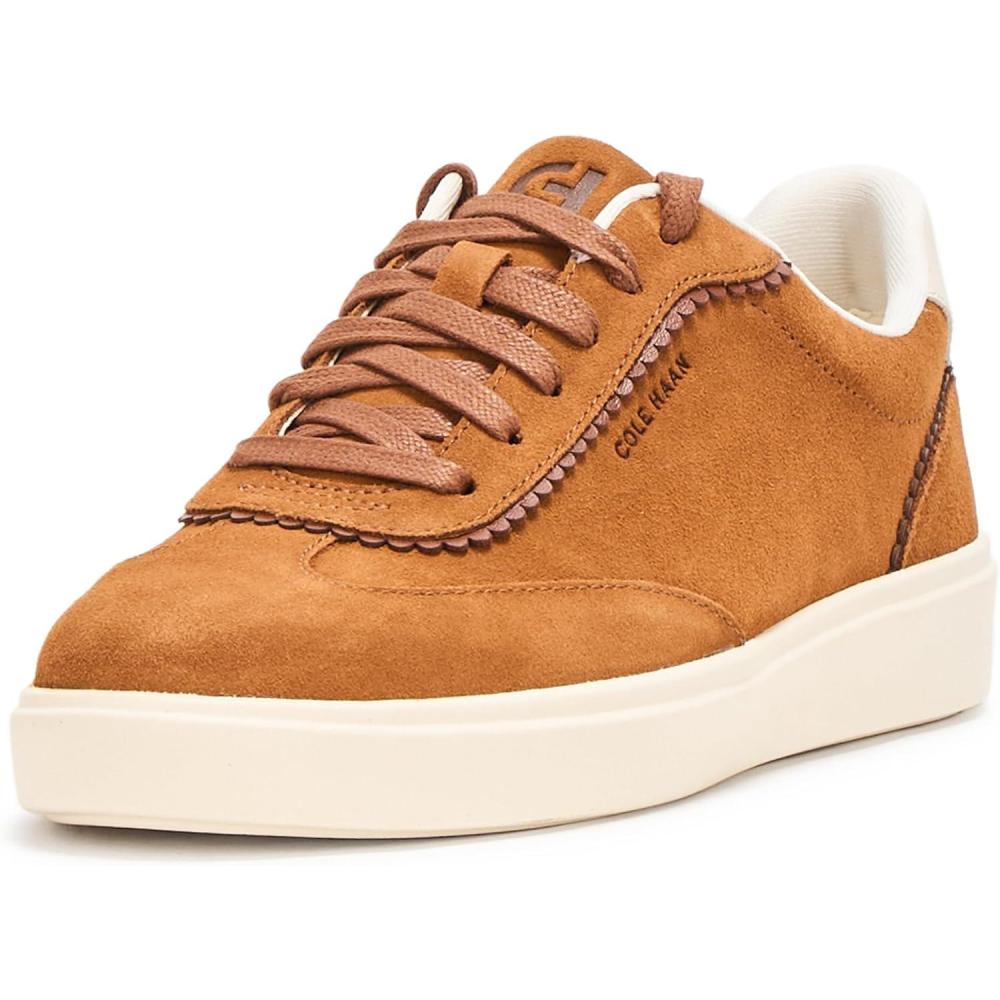 imageCole Haan Womens Grand Crosscourt Arlowe SneakersTobacco SdeIvry