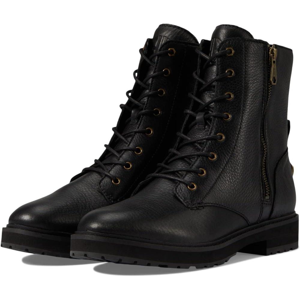 imageCole Haan Womens Greenwich Lace Up Bootie BootBlack Ltr Wp