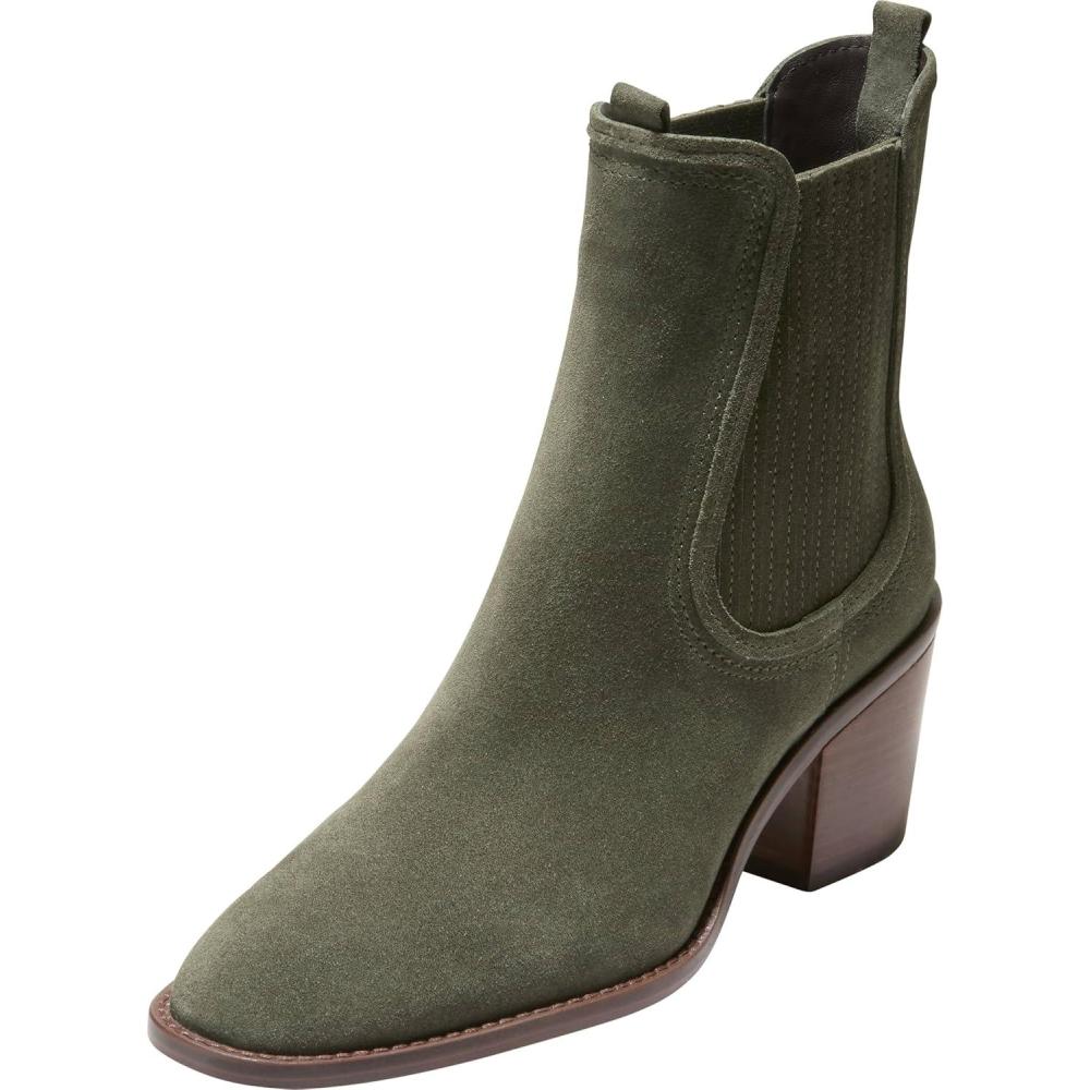 imageCole Haan Womens Janelle Chelsea Bootie BootOlive Night Sde