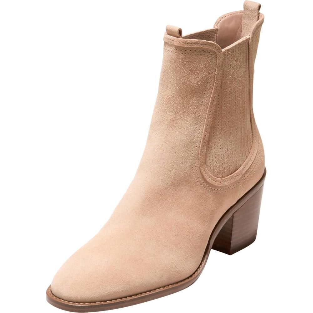 imageCole Haan Womens Janelle Chelsea Bootie BootTuscan Sand Sde