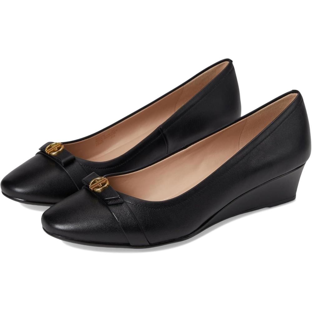 imageCole Haan Womens Malta Wedge PlatformBlack Ltr