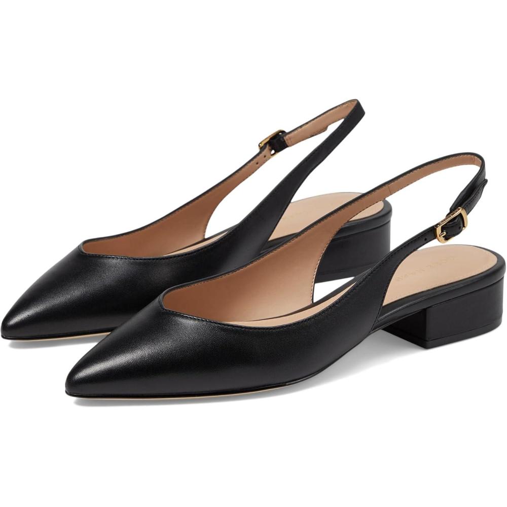 imageCole Haan Womens Mazie Slingback Flat Mary JaneBlack Ltr