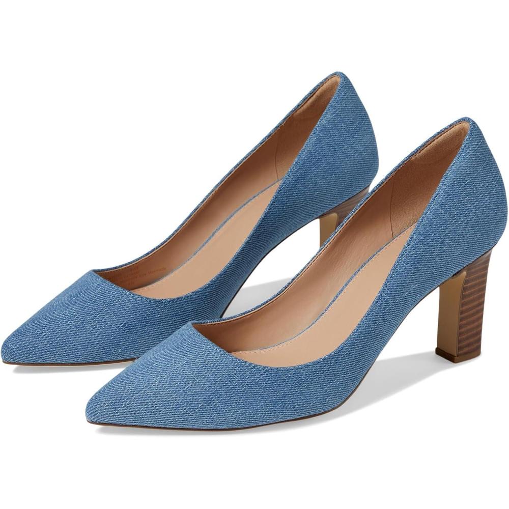 imageCole Haan Womens Mylah Heel Pump 75mmLight Denim