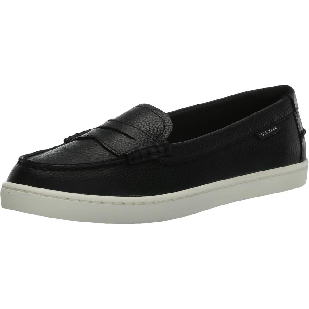 imageCole Haan Womens Nantucket Penny LoaferBlack Pebbled Ltr