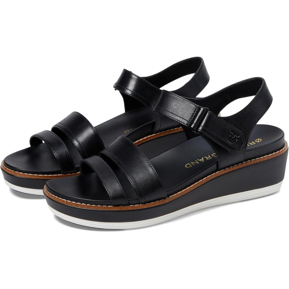 imageCole Haan Womens Original Peyton Flatforms SandalBlackBlack