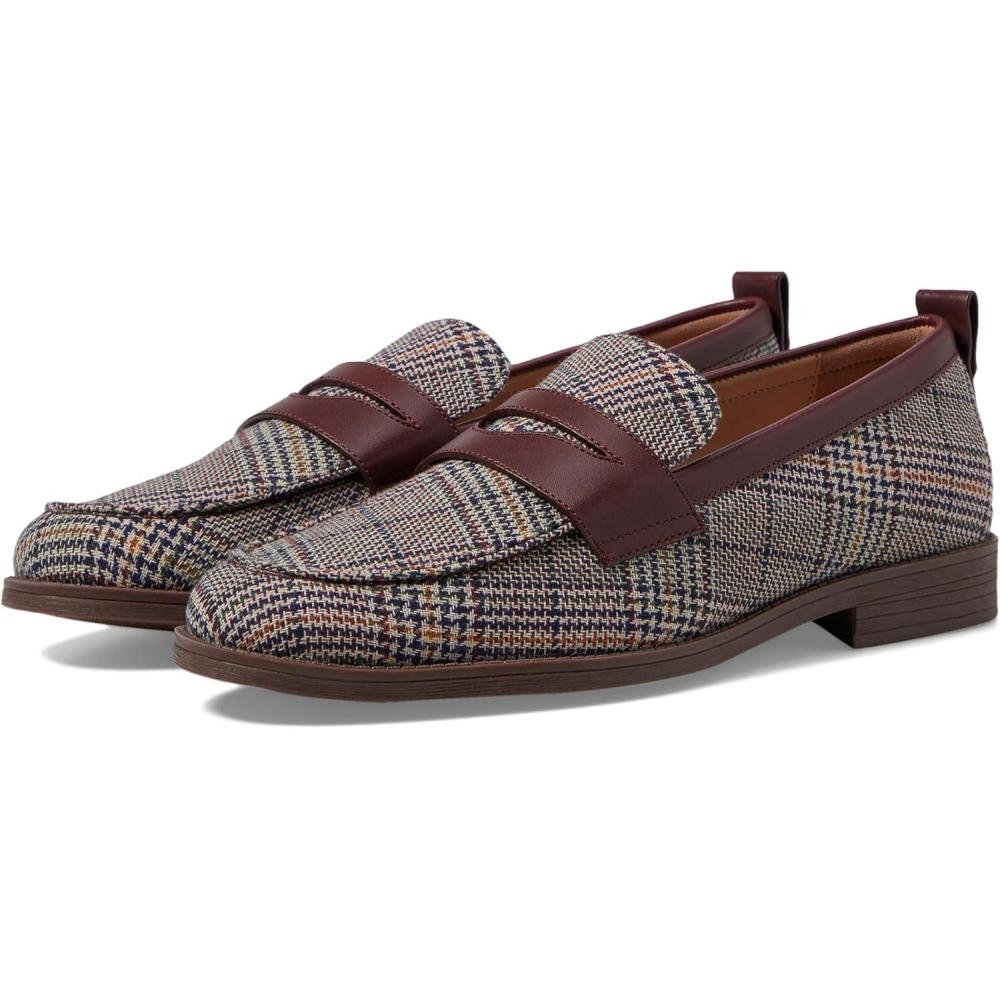 imageCole Haan Womens Stassi Penny LoafersMulti Plaid Textle