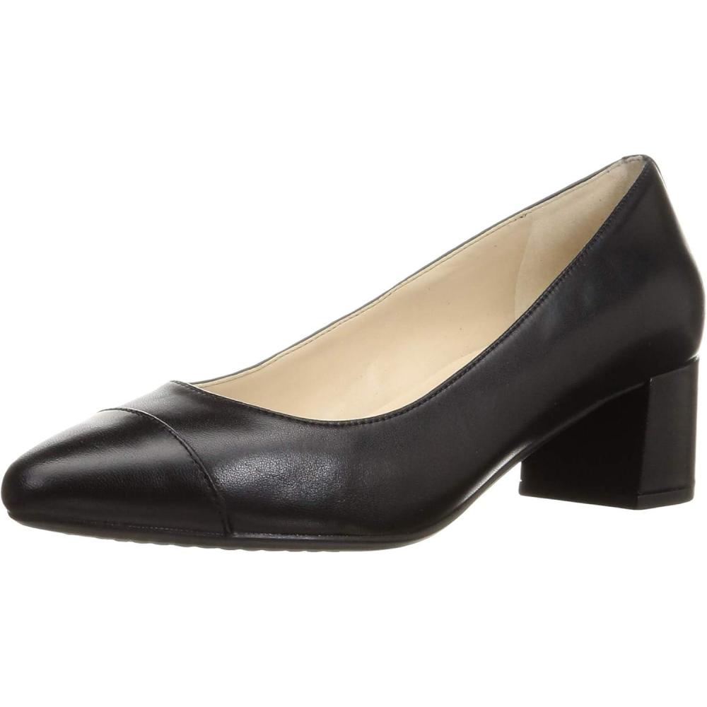 imageCole Haan Womens The Goto Block Heel PumpsBlack Leather Wp