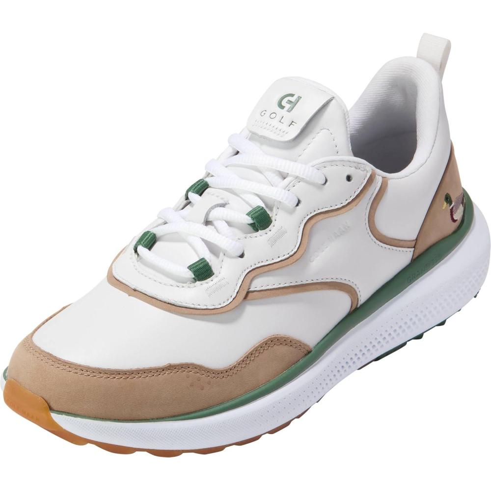 imageCole Haan Womens Zerogrand Fairway 2 Golf SneakerOptic WhiteBirch