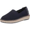 Marine Blue Knit/Leather/Natural Jute