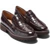 Dark Chocolate Croc Print