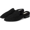 Black Wool Black Faux Fur