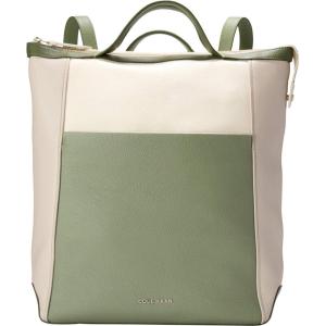 Cole Haan Convertible Backpack, New British Tan(Olivine / Ancient Scroll/ Oil Green / Olive Night)