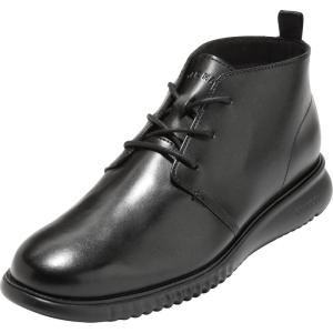 Cole Haan Men’s 2.ZEROGRAND Chukka Boot(Black/Black)