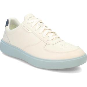Cole Haan Men’s Grand Crosscourt Transition Sneaker(Ivory/Stormy Weather/Cloud Blue)