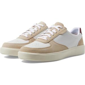 Cole Haan Men’s Grand Crosscourt Transition Sneaker(Optic White/Cabernet/Egret/Oxford Tan)