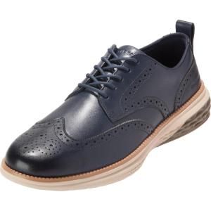Cole Haan Men’s Grand Hurrion Wingtip Oxfords(Mdnght Mn/Irsh Cof)