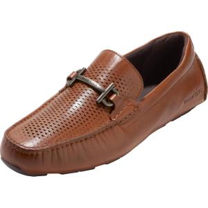 Cole Haan Men’s Grand Laser Bit Driver Driving Style Loafer(Ch British Tan/Ch)