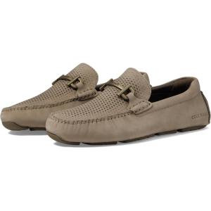 Cole Haan Men’s Grand Laser Bit Driver Driving Style Loafer(Irish Coffee Nubuck/Truffle)